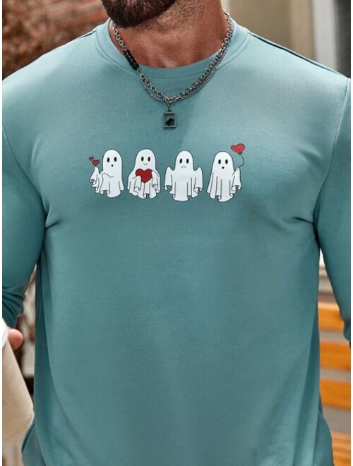 SHEIN Manfinity Homme Men Cartoon Graphic Sweatshirt