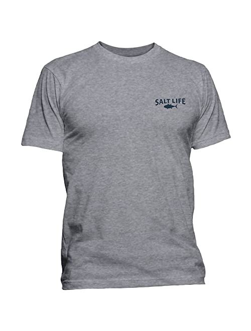 Salt Life Men's Atlas Badge Short Sleeve Crew Neck Tee