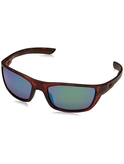 Men's Whitetip Rectangular Sunglasses