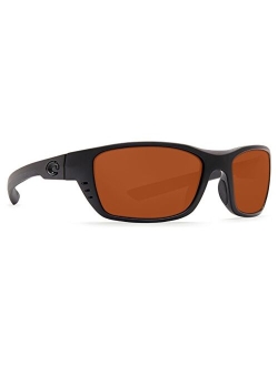 Men's Whitetip Rectangular Sunglasses