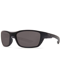 Men's Whitetip Rectangular Sunglasses