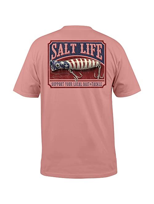 Salt Life Men's Local Star Short Sleeve Crew Neck Tee