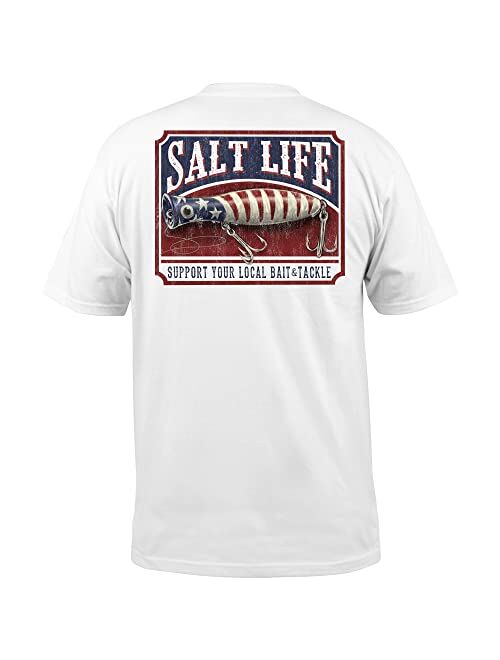 Salt Life Men's Local Star Short Sleeve Crew Neck Tee