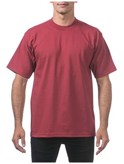 Pro Club Men's Heavyweight Cotton Short Sleeve Crew Neck T-Shirt