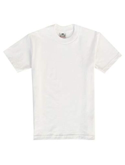 Boy's Youth Cotton Short Sleeve Crewneck T-Shirt