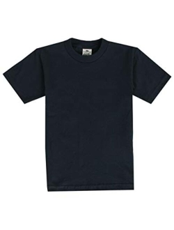 Boy's Youth Cotton Short Sleeve Crewneck T-Shirt