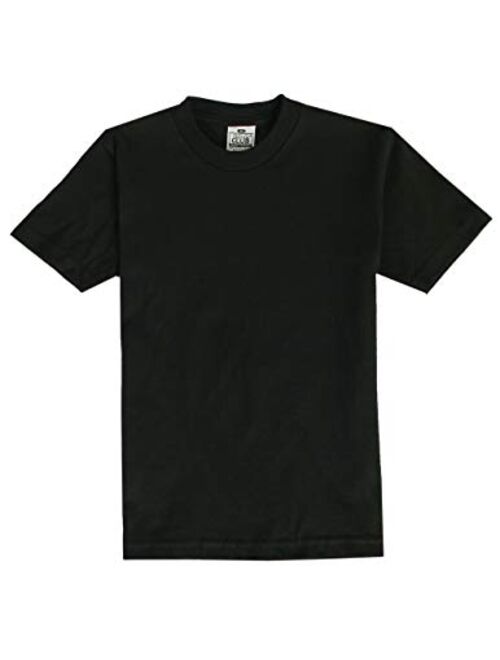 Pro Club Boy's Youth Cotton Short Sleeve Crewneck T-Shirt