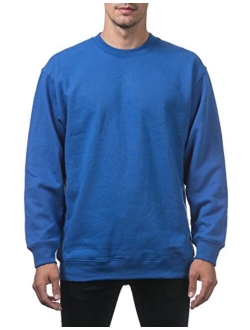 Men's Heavyweight 13oz Crew Neck Fleece Pullover Sweatshirt