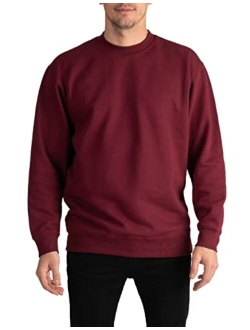 Men's Heavyweight 13oz Crew Neck Fleece Pullover Sweatshirt