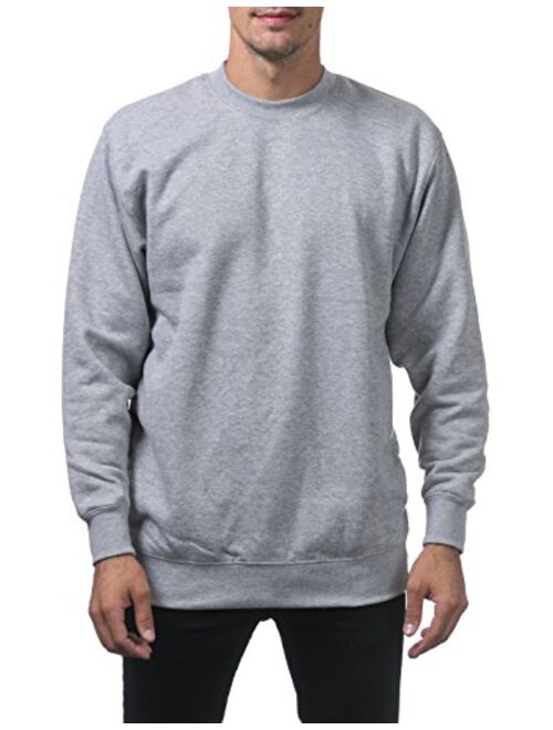 Pro Club Men's Heavyweight 13oz Crew Neck Fleece Pullover Sweatshirt