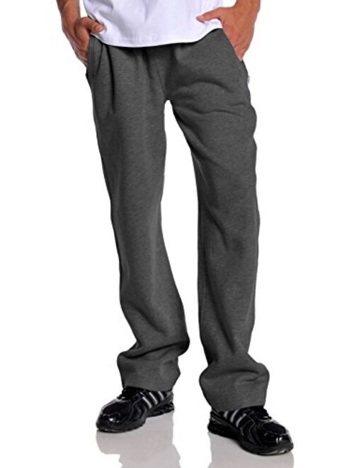 Pro Club Men's Open Bottom Comfort Fleece Sweatpant