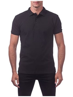 Men's Pique Polo Cotton Short Sleeve Shirt