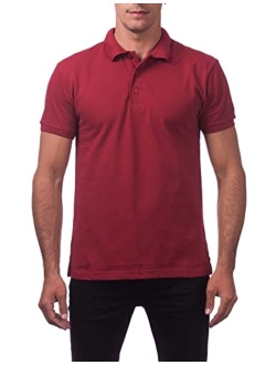 Men's Pique Polo Cotton Short Sleeve Shirt