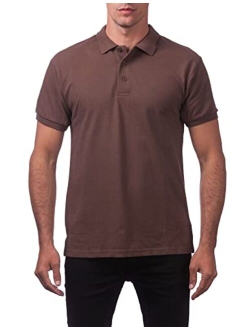 Men's Pique Polo Cotton Short Sleeve Shirt