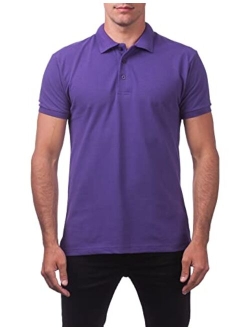 Men's Pique Polo Cotton Short Sleeve Shirt