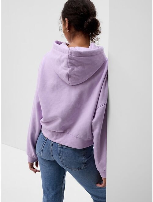 Vintage Soft Cropped Gap Logo Hoodie