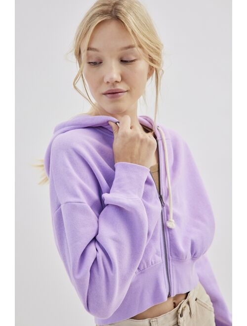 BDG Becky Zip-Up Hoodie Sweatshirt