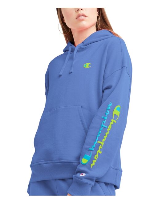 Champion Women's Powerblend Fleece Graphic-Print Hoodie