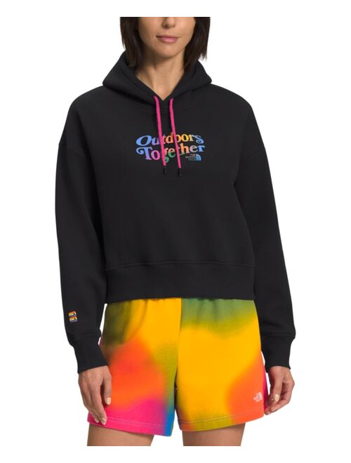 The North Face Women's Rainbow Logo Drawstring Hoodie