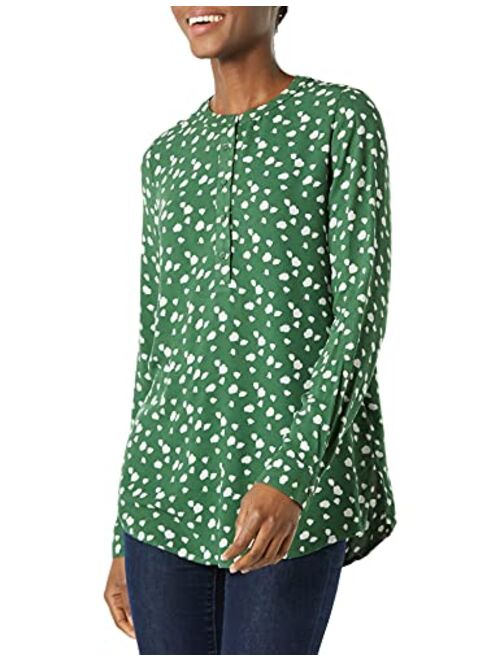 Amazon Essentials Women's Long-Sleeve Woven Blouse