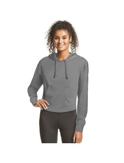 Cropped Fleece Hoodie