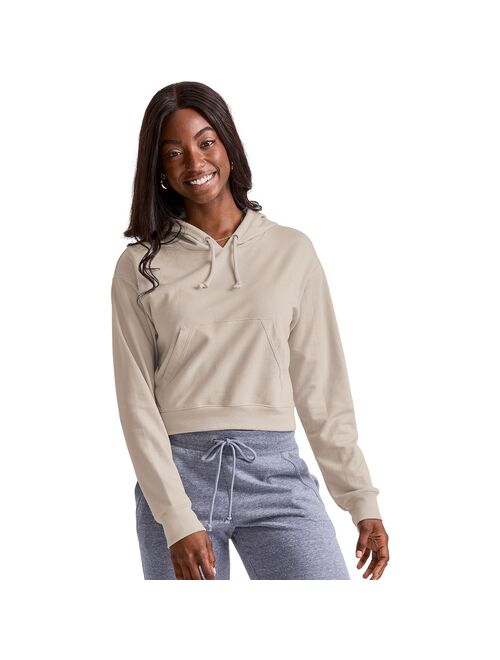 Women's Hanes Cropped Fleece Hoodie