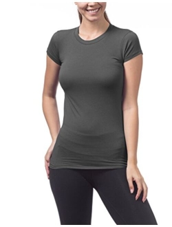 Womens Short Sleeve Crew Neck Tee