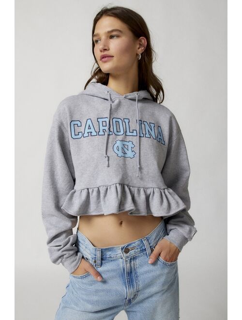 Urban Renewal Remade Collegiate Peplum Hoodie Sweatshirt