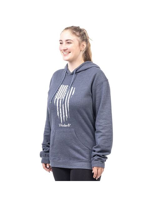 Women's Huntworth Distressed Flag Graphic Hoodie