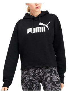 Women's Cropped Logo Long-Sleeve Hoodie