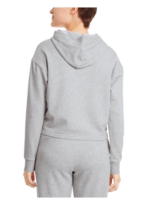 Puma Women's Cropped Logo Long-Sleeve Hoodie