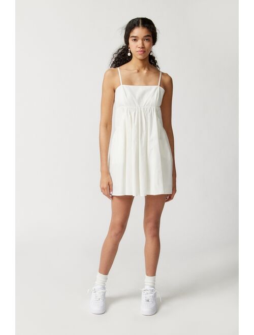 Urban Outfitters UO Theodora Poplin Mini Dress