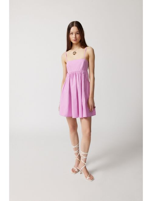 Urban Outfitters UO Theodora Poplin Mini Dress