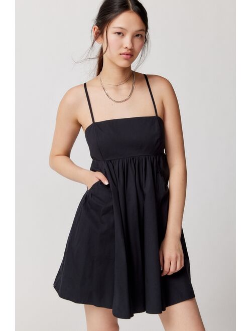 Urban Outfitters UO Theodora Poplin Mini Dress