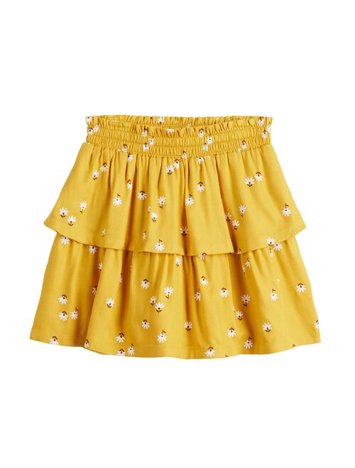 Girls 4-12 Jumping Beans Two Tier Skirt