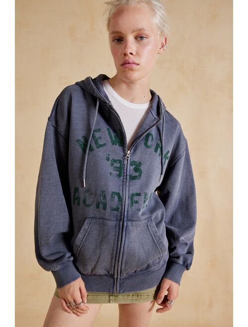 BDG Dusty Destination Zip-Up Hoodie Sweatshirt