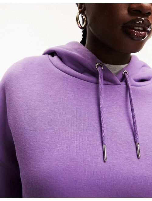 ASOS DESIGN oversized boyfriend hoodie in purple