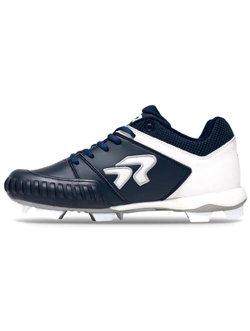 Rip It Ringor Flite Softball Cleats with Pitching Toe for Women | Lightweight, Durable, and Superior Traction | Designed for Female Athletes