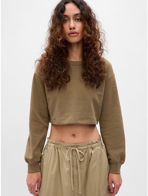 PROJECT GAP Vintage Soft Cropped Sweatshirt