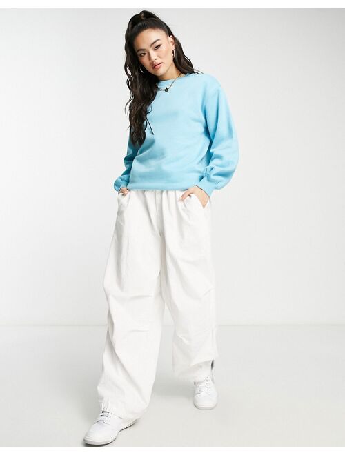 Threadbare Dixie oversized sweatshirt in cyan