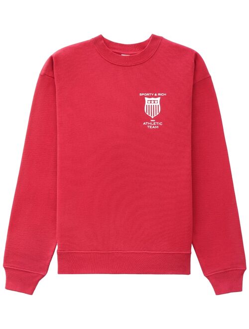 Sporty & Rich Athletic Team crew-neck sweatshirt