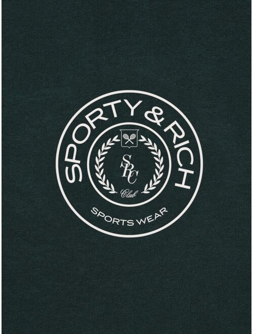 Sporty & Rich Connecticut Crest cotton sweatshirt