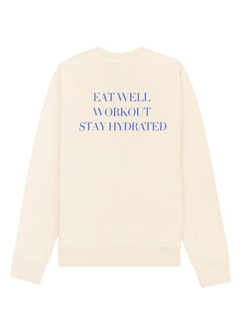 Sporty & Rich Stay Hydrated Health Club sweatshirt