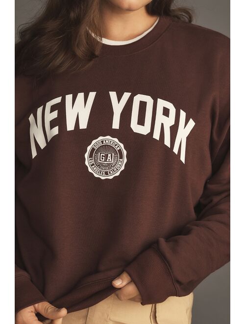 Good American New York Graphic Sweatshirt