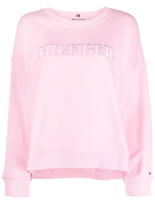 Tommy Hilfiger embroidered-logo detail sweatshirt