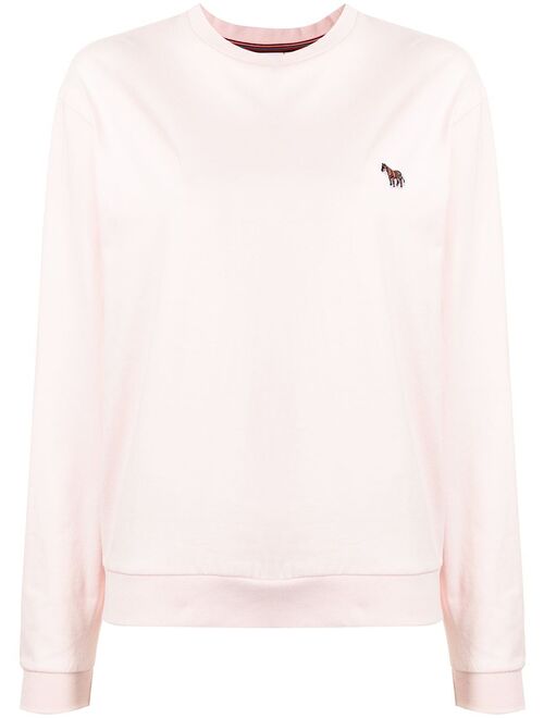 PS Paul Smith zebra-motif cotton sweatshirt