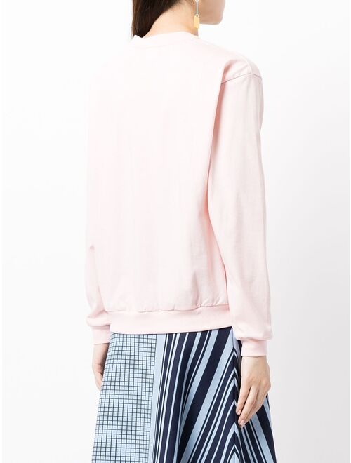 PS Paul Smith zebra-motif cotton sweatshirt