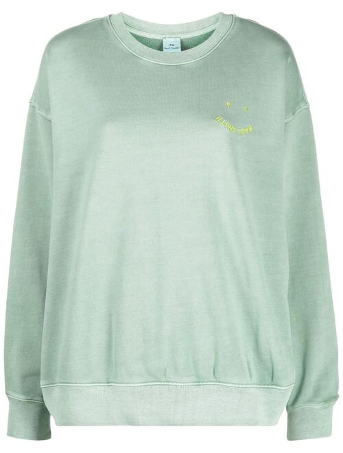 PS Paul Smith smiley logo-print sweatshirt