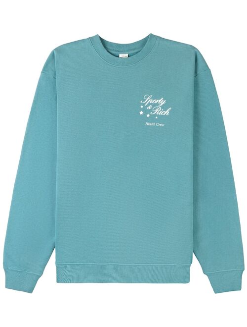 Sporty & Rich Stars Health crew-neck sweatshirt