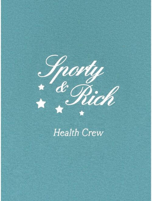 Sporty & Rich Stars Health crew-neck sweatshirt